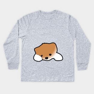 Kawaii Puppy Kids Long Sleeve T-Shirt